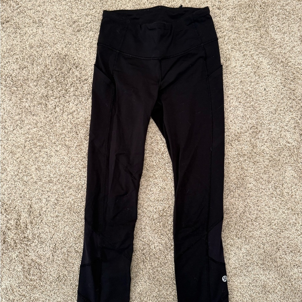 Lululemon athletica Black Leggings Sleek Stretchy Design
